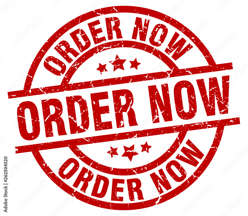 order now round red grunge stamp order now round red grunge stamp
