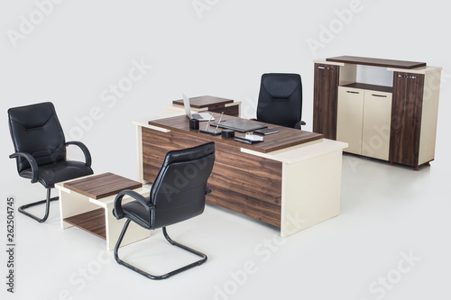 office furniture isolated on white background