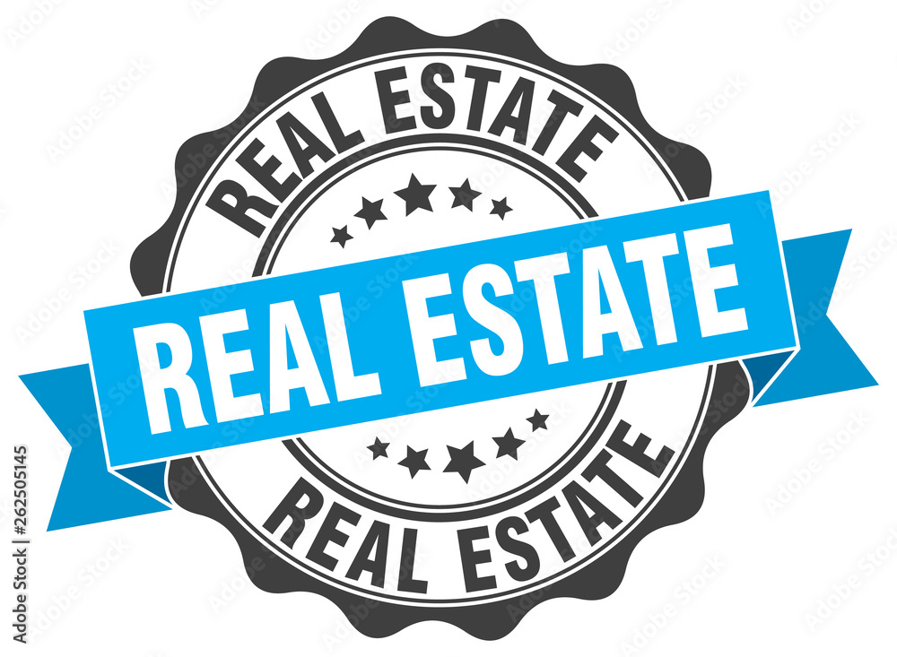 Fototapeta premium real estate stamp. sign. seal