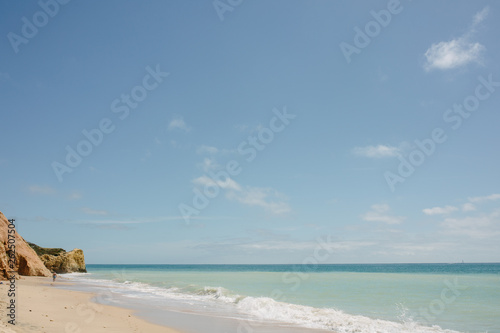 Beach scene in Portugal