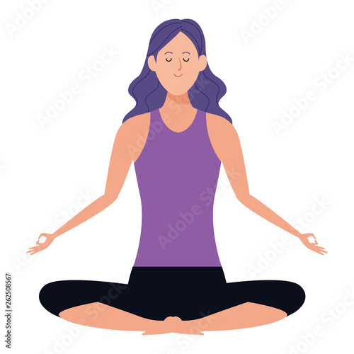 woman yoga pose