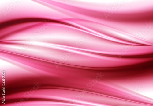 Beautiful pink Satin. Drapery Background. Soft satin