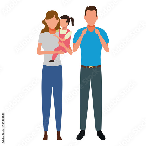 family avatar cartoon character