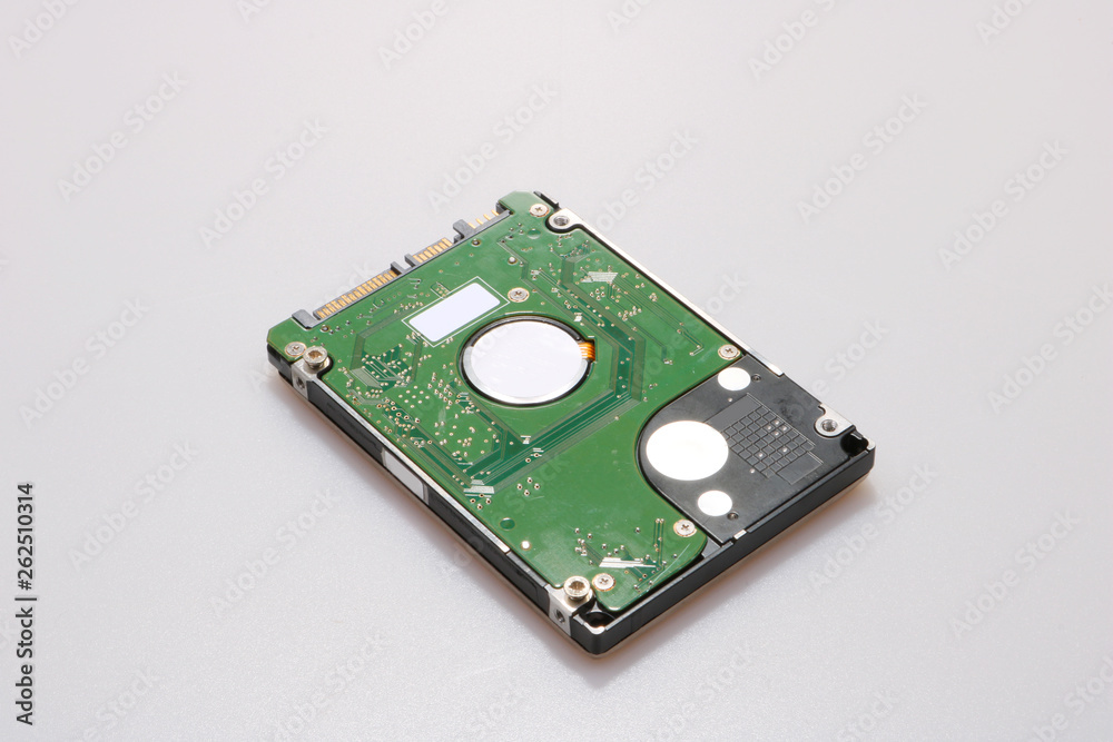 Computer hard drive data disk isolated on white background Computer hard drive data disk isolated on white background