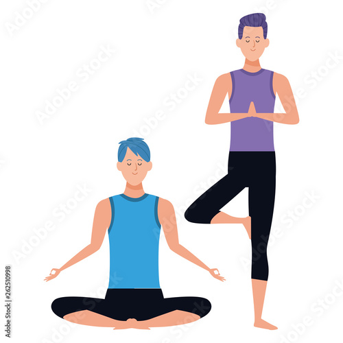 men yoga poses