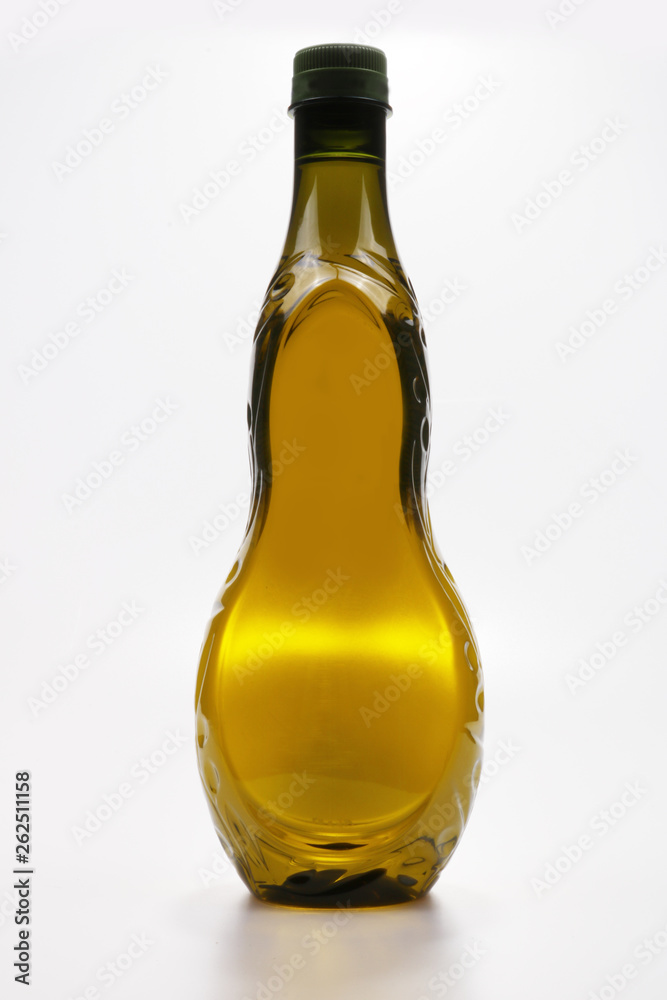 empty olive oil bottle template design isolated on white background empty olive oil bottle template design isolated on white background