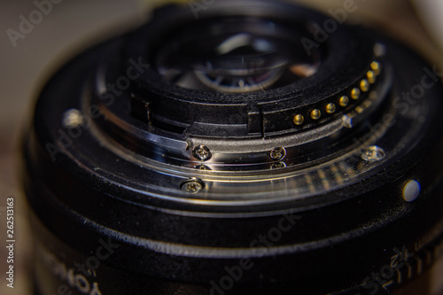 camera lens in macro photography © Artoym