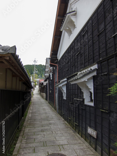 日本大正村の路地／岐阜県恵那市