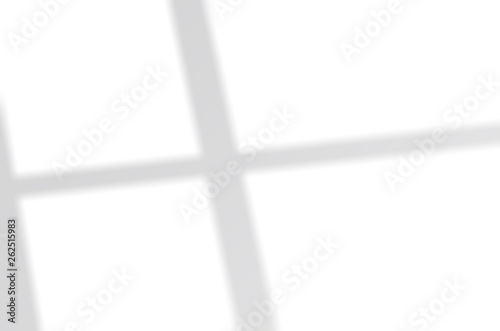 Window shade on a white wall. White and Black for overlaying a photo or mockup