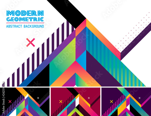 Modern geometric abstract background