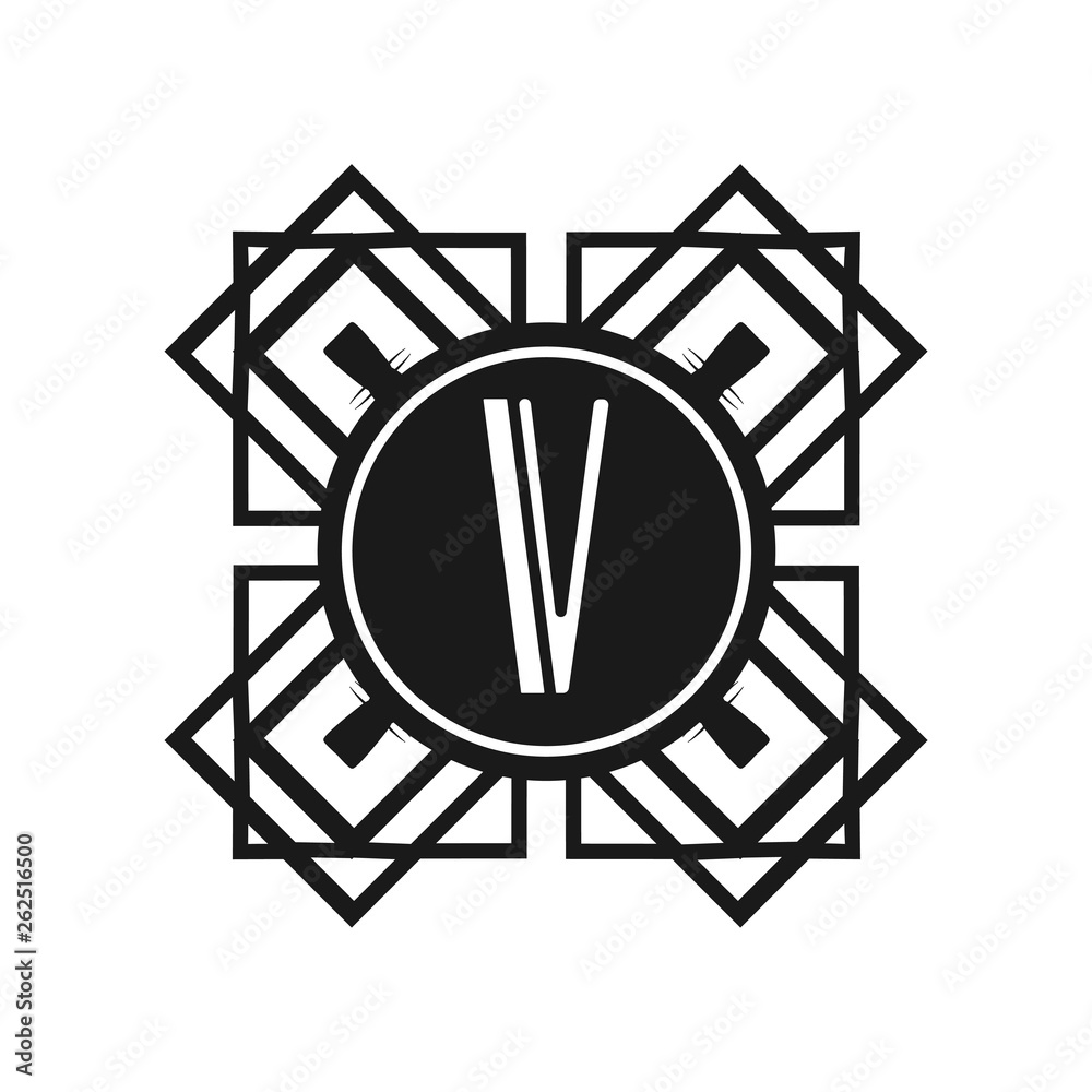 Art Deco Modern monogram Art Deco Modern monogram