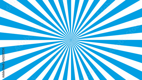 Blue and white sun rays or stripes Sunburst background. Sunburst blue stripes sun rays background. Blue and white sunrays background.