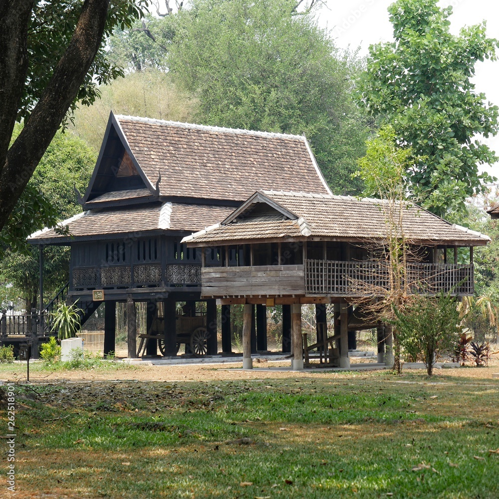 Northern Lanna Thai traditional building