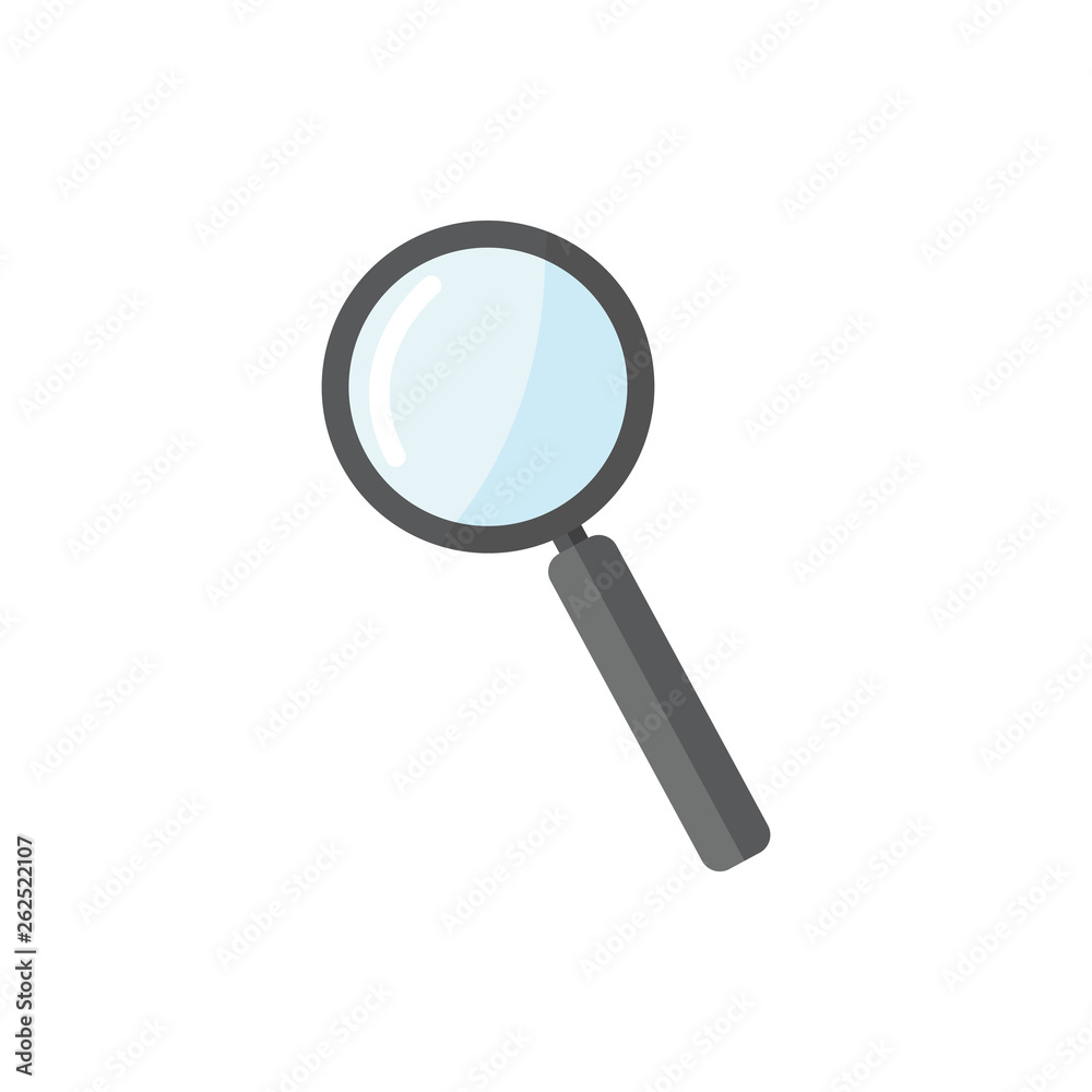 Magnifying glass icon illustration Magnifying glass icon illustration