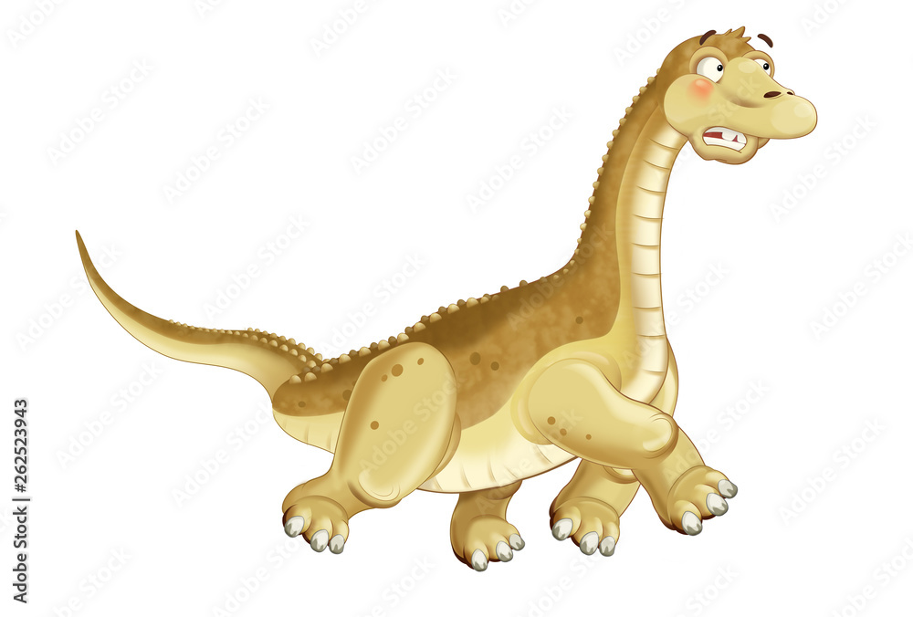 cartoon dinosaur diplodocus apatosaurus illustration for children cartoon dinosaur diplodocus apatosaurus illustration for children