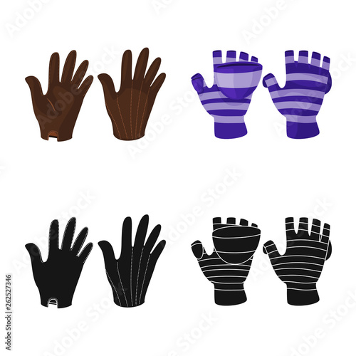 Isolated object of silhouette and safety symbol. Collection of silhouette and comfort vector icon for stock.