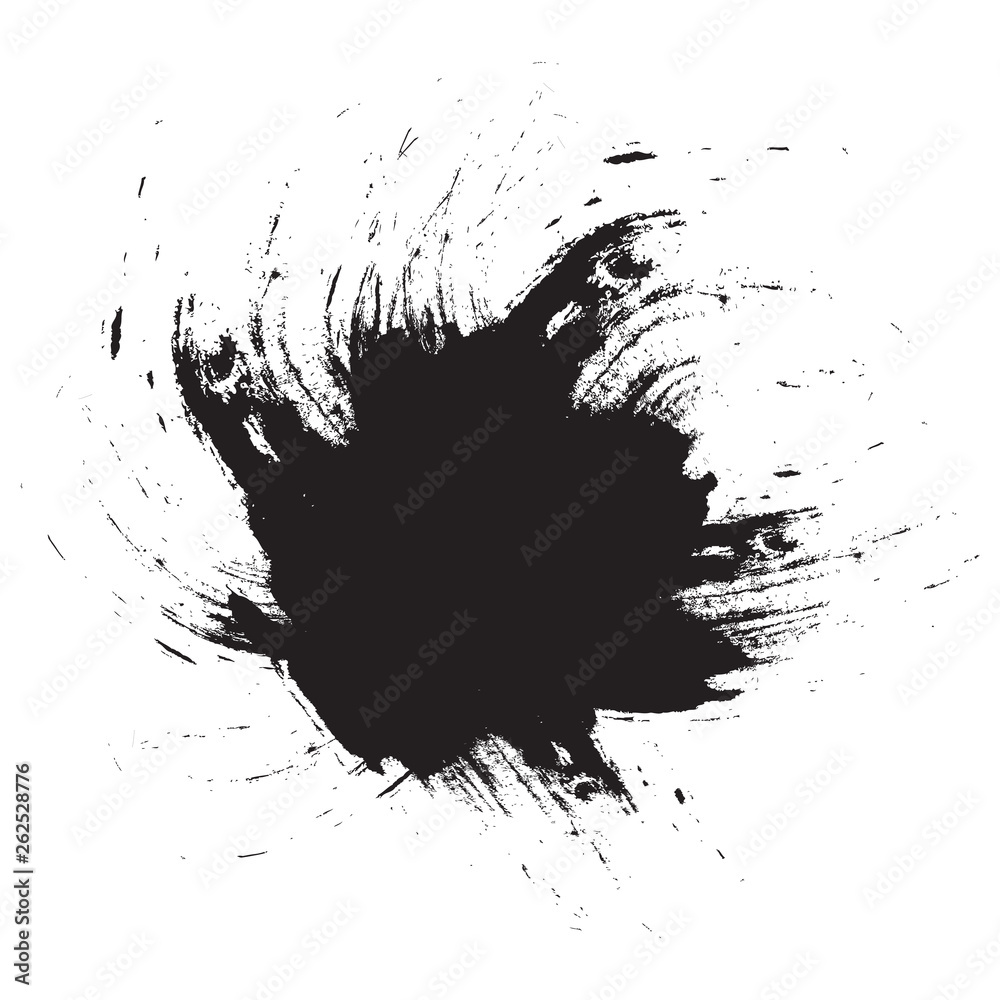 Abstract black ink spot background. Vector illustration. Grunge texture for cards and flyers design. A model for the creation of digital brushes Abstract black ink spot background. Vector illustration. Grunge texture for cards and flyers design. A model for the creation of digital brushes