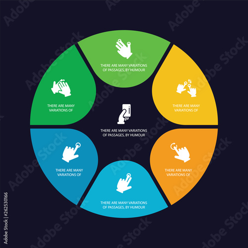 simple set of amonestation gesture, clapping hands, clicking with the left hand, command on and off gesture icons, contains such as icons command refresh gesture, command up and down with fingers photo