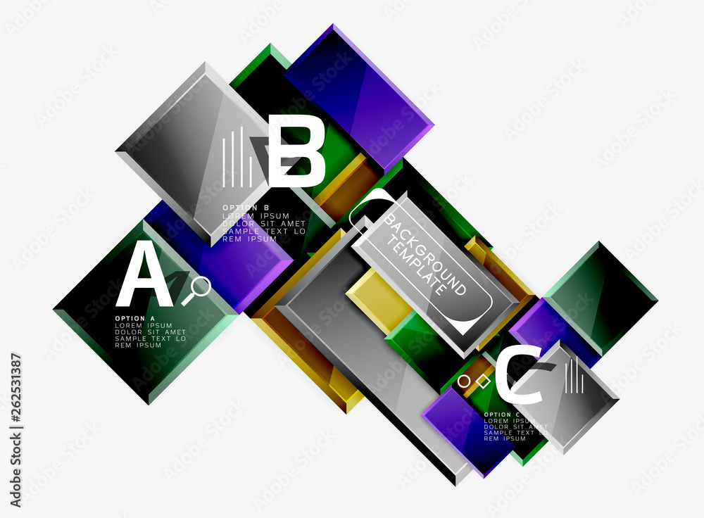 Square geometric composition Square geometric composition