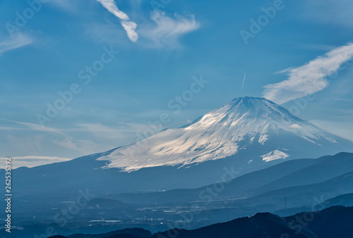 大野山から見る富士山