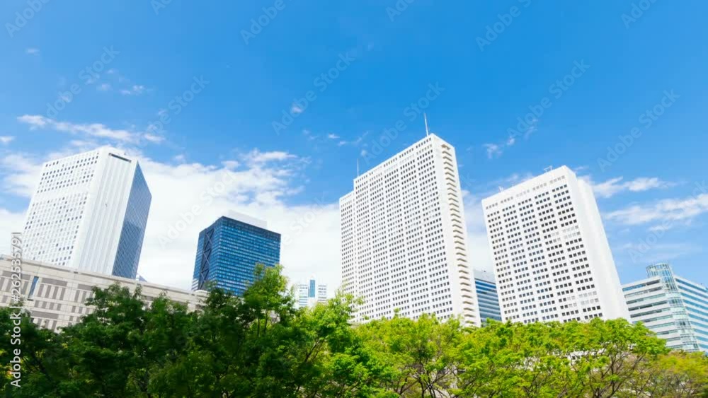 東京　新宿　タイムラプス　2019年　春