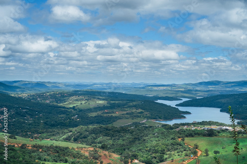 Aerial View from Rio Manso (River) in Brumadinho, Minas Gerais Brazil