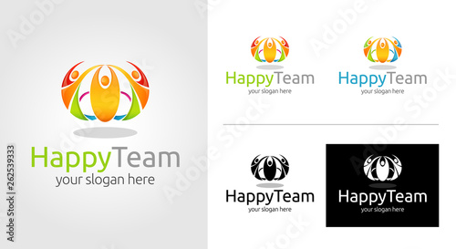 Team Work  Logo Template