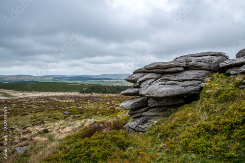 Rocks in Dartomoor National Park in Devon in England © Robert Baumann