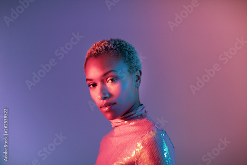 Portrait of young woman