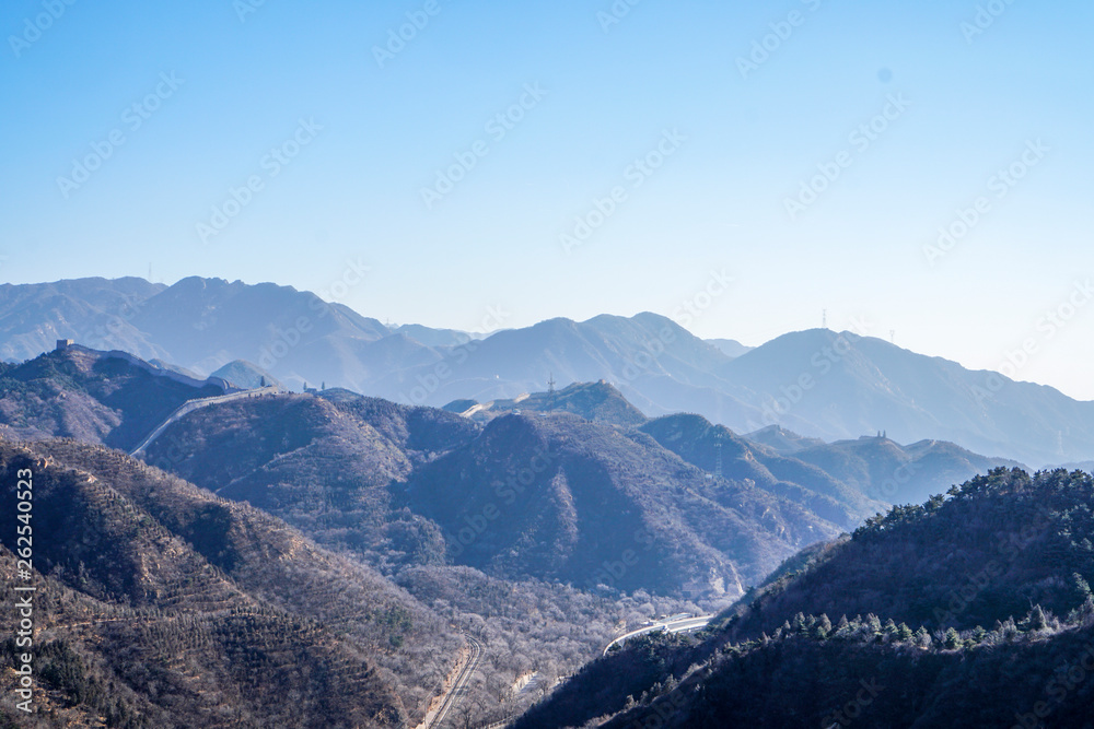 beautiful landscape of texas mountains at big bend national park with blue skies beautiful landscape of texas mountains at big bend national park with blue skies