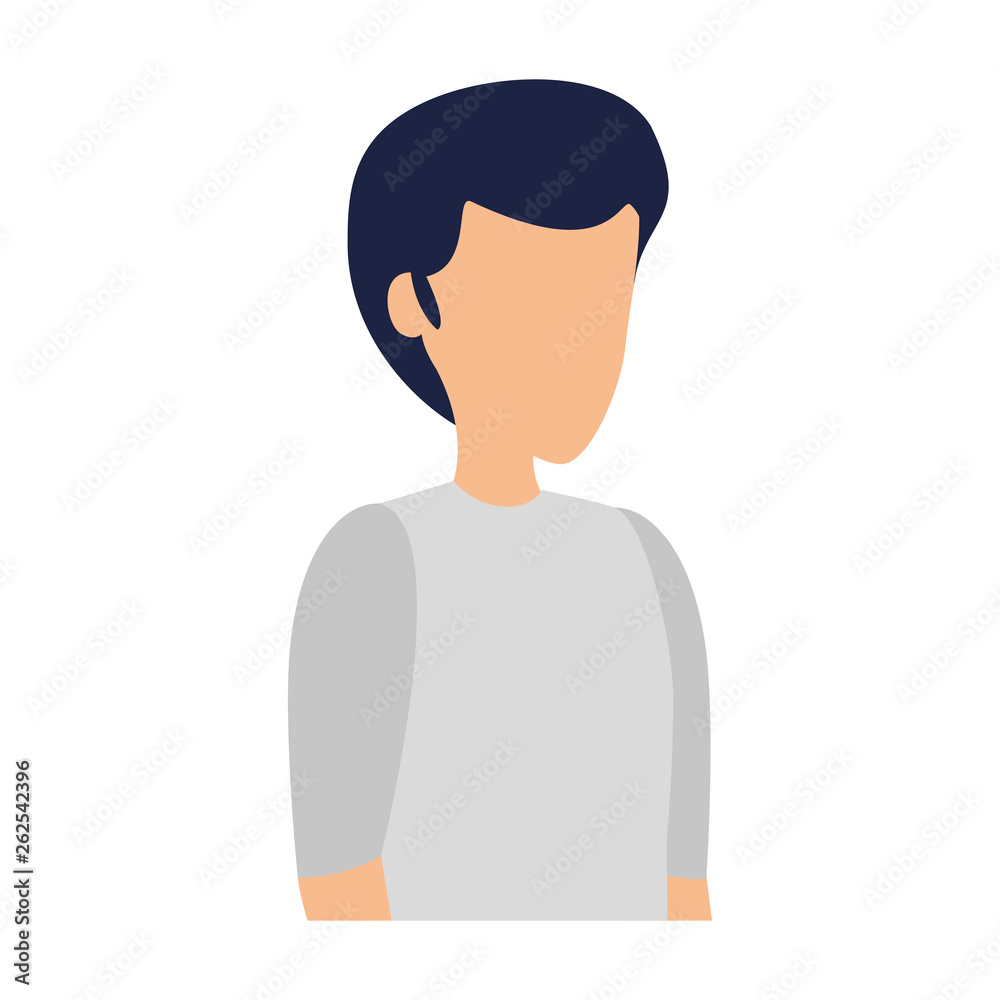 young man avatar character young man avatar character