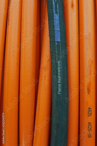 Flame resistant industrial tubing