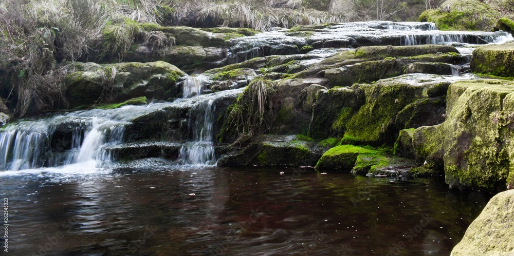 Middle Black Clough Waterfalls Middle Black Clough Waterfalls