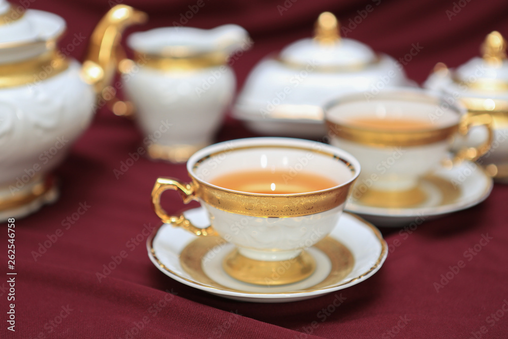 cup of tea with teapot cup of tea with teapot