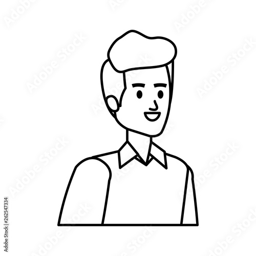 young man avatar character