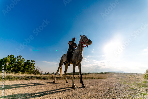 Costume of the Turks and horse riding