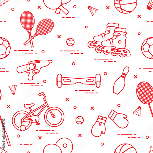 Equipment for sports activities for children.