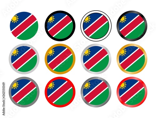 Namibia state flag in globes Free Download Namibia state flag in globes - GFXLoad