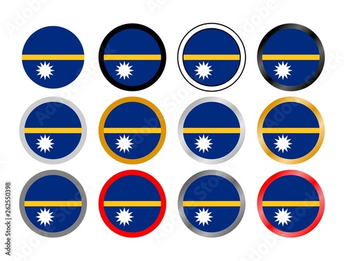 Free Download Nauru state flag in globes - GFXLoad