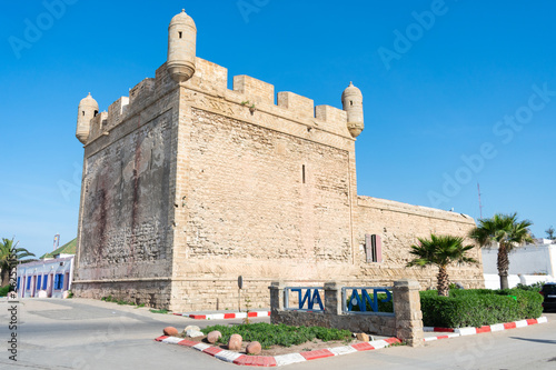 Fortified Tower at the Harbor of Essaouira Morocco
