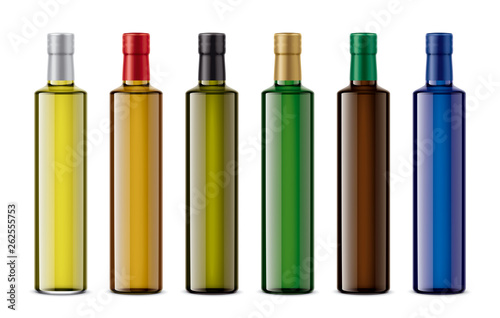 Bottles mockups for oil and other foods. 