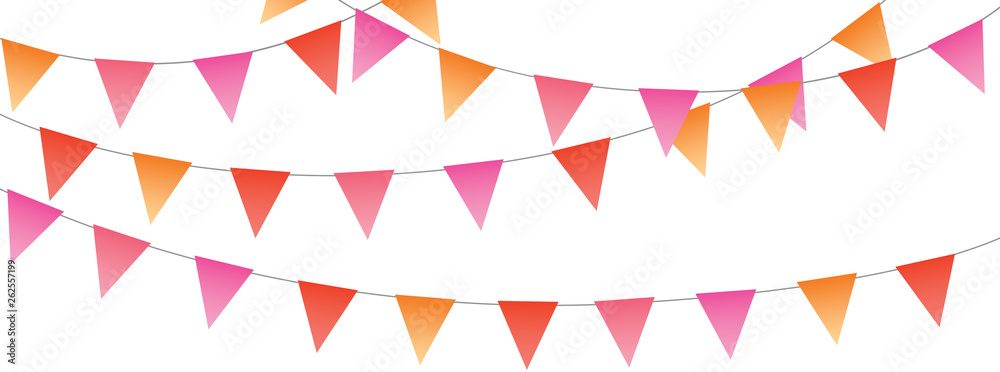 Fototapeta premium Sweet party pennants
