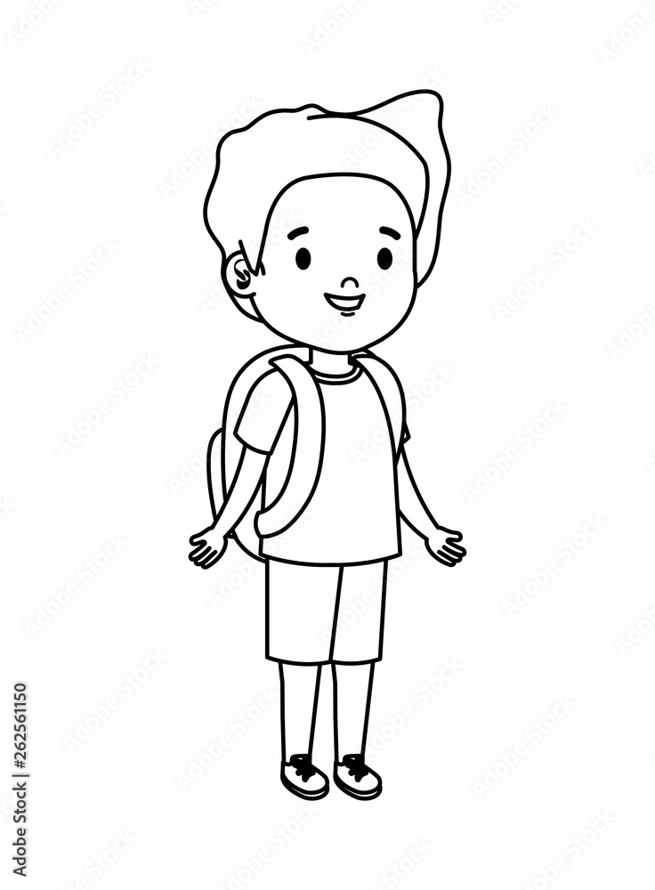 little boy kid character little boy kid character