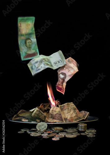 Dinero sin valor por inflacion