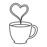coffee cup with heart