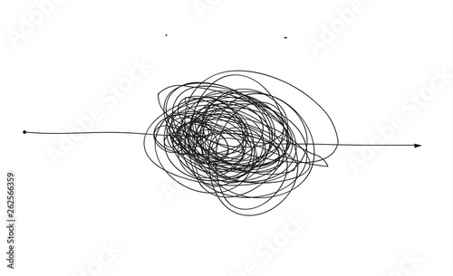 Insane messy line
