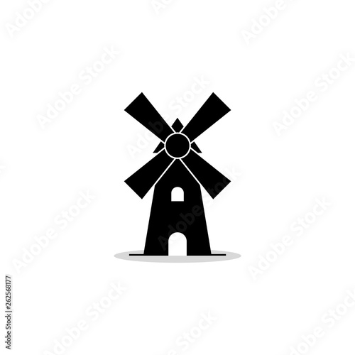 Windmill logo, sign or icon