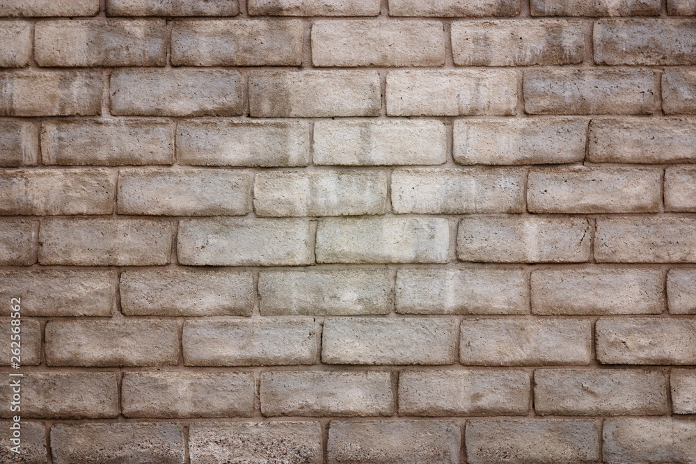 Brick Wall in Summer Sunlight Background Texture Brick Wall in Summer Sunlight Background Texture