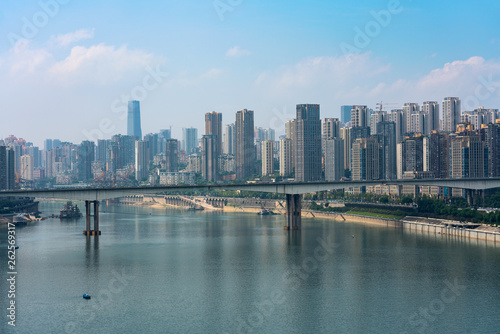 View of the Jialing river © asiastock