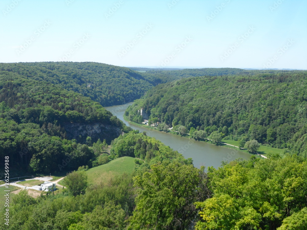 Obraz premium Die Donau bei Kehlheim (Deutsschland)